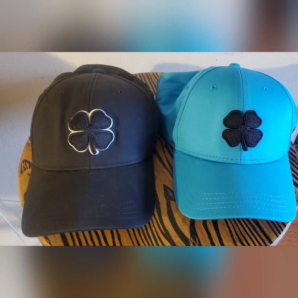 (2) BLACK CLOVER CAPS